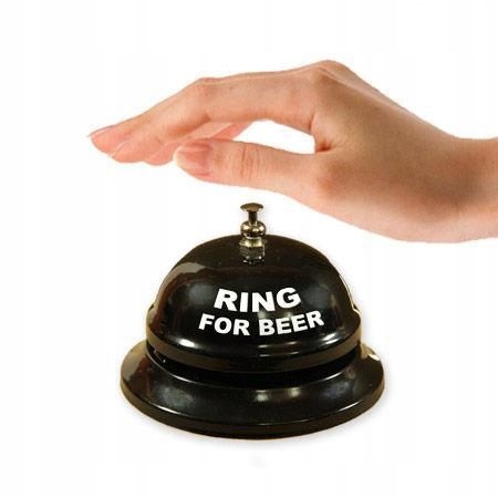

Biurkowy Dzwonek Na Piwo Czarny Ring For Beer