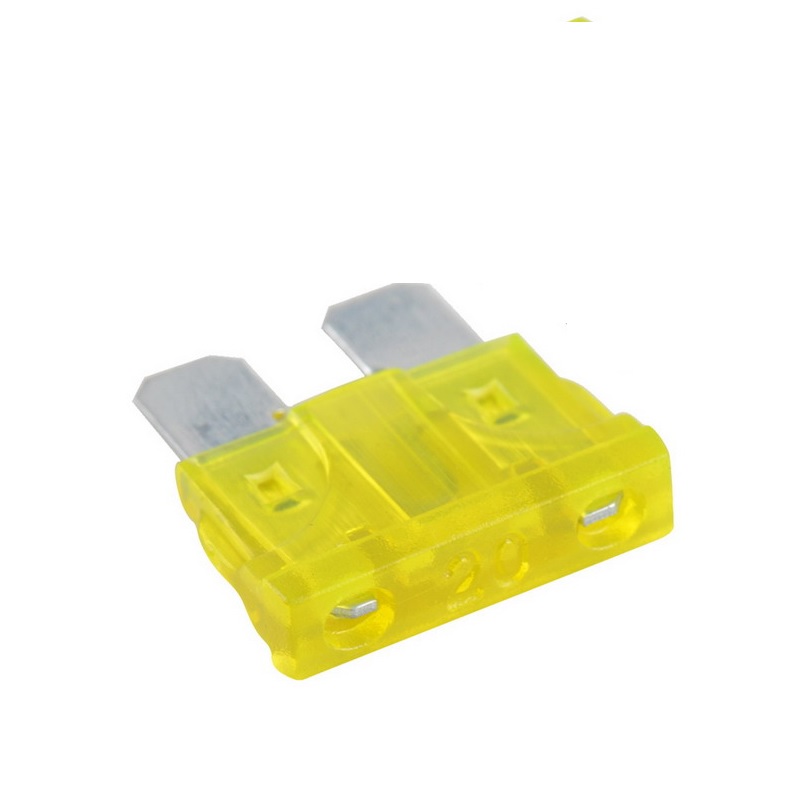 BEZPIECZNIK PŁYTKOWY UNI VAL NOZOWY 20A 19MM 10SZT