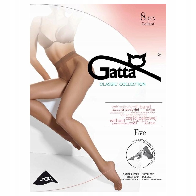 

Rajstopy Gatta Eve 8den 2 Visone