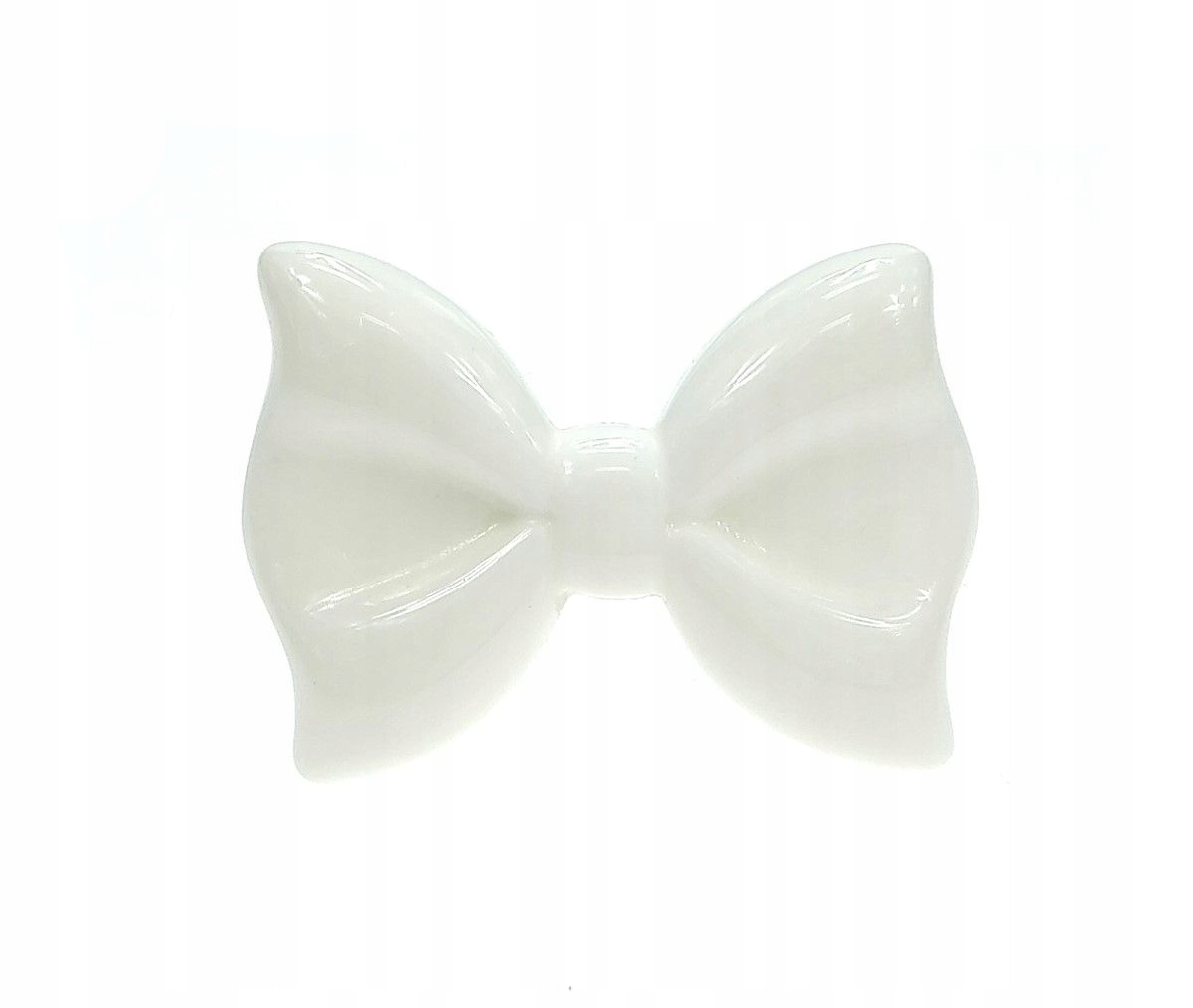 

Pierścionek kokardka bow biała