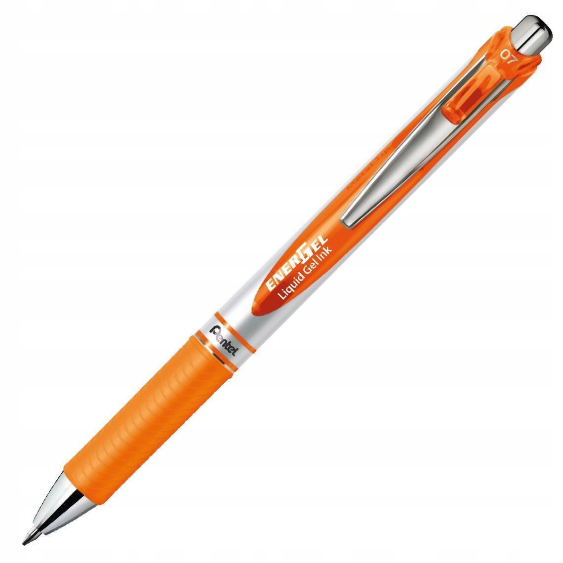 

Pióro kulkowe 0.7 EnerGel BL77 Pentel pomarańczowe