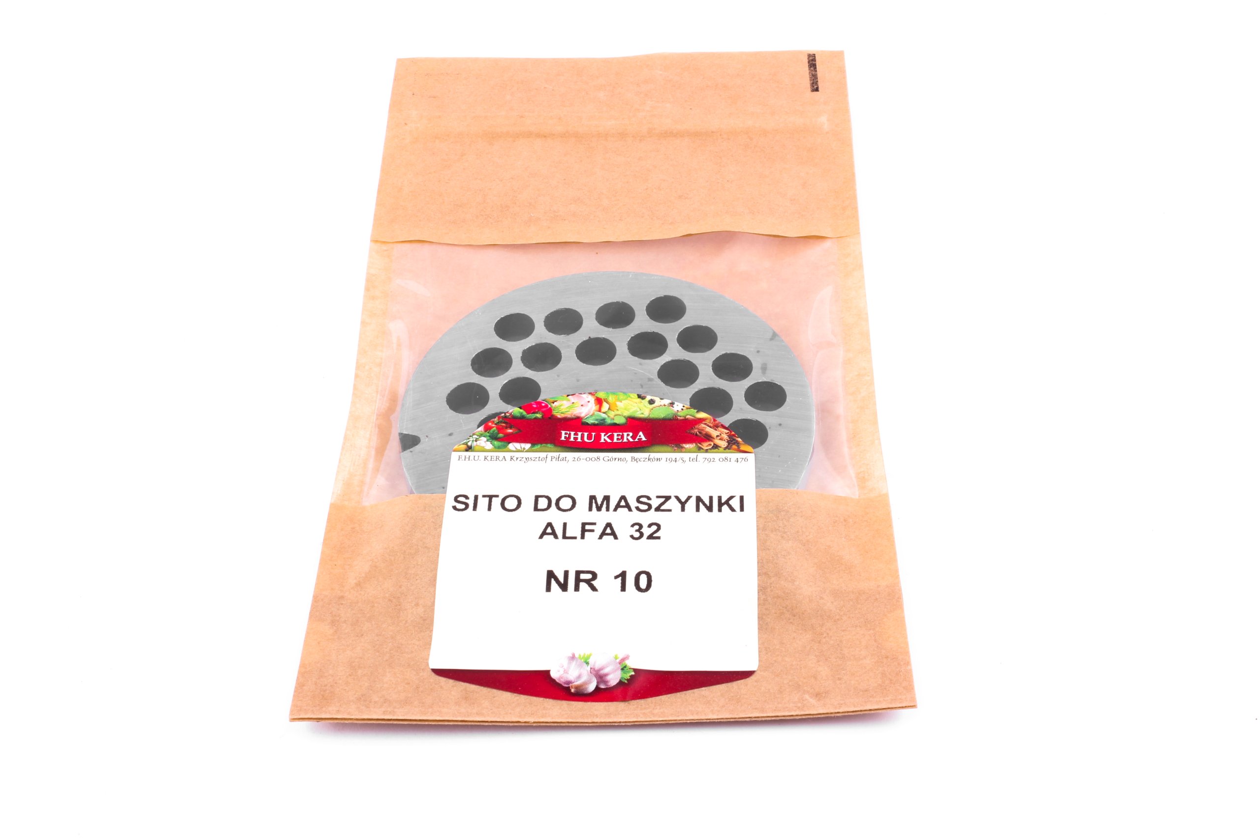 

Sitko Sito oczko 10mm Maszynki mięsa Alfa 32 Kera