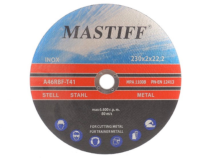 TARCZE DO CIECIA METALU 230/2 mm Mastiff