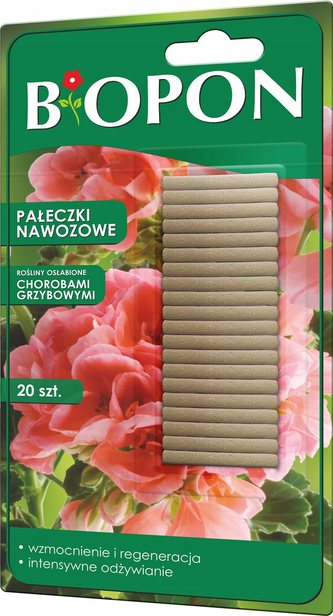 

Biopon Pałeczki do roślin chorych 20szt Odżywka