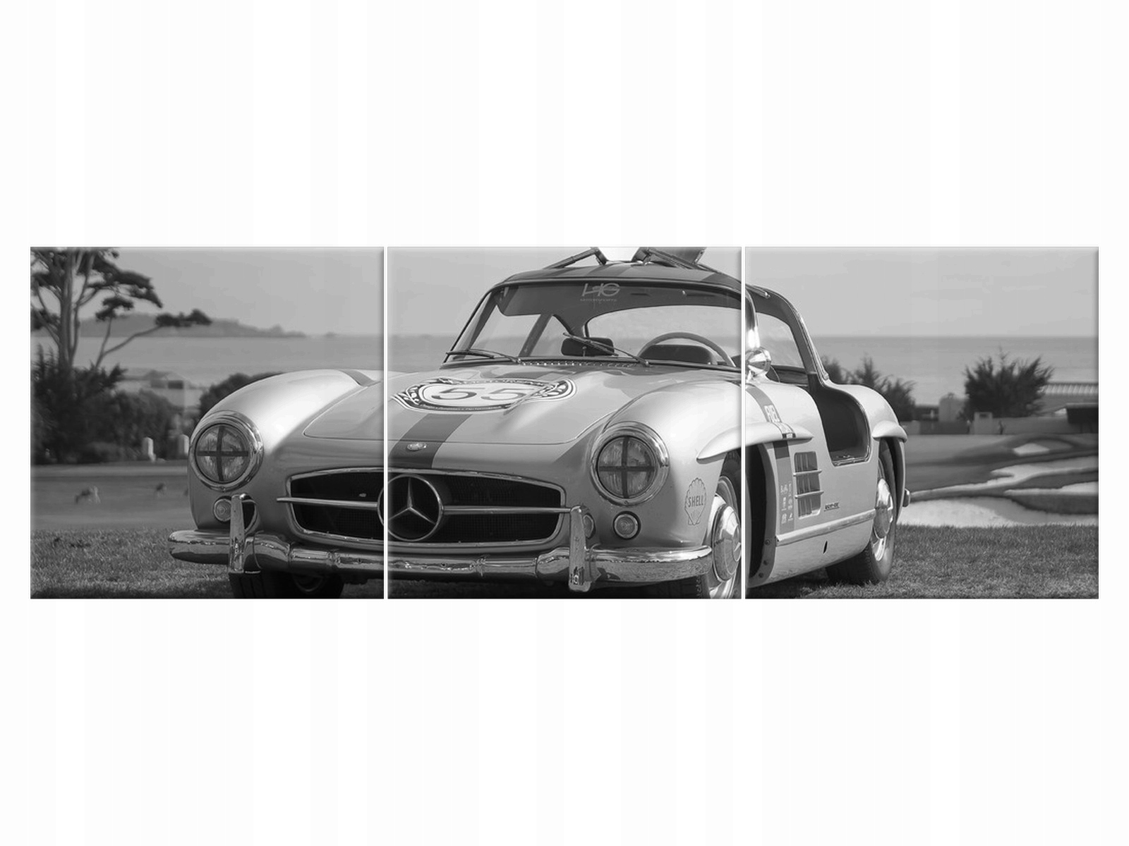 

Obraz 150x50 Niebo Mercedes Benz 300SL Morze