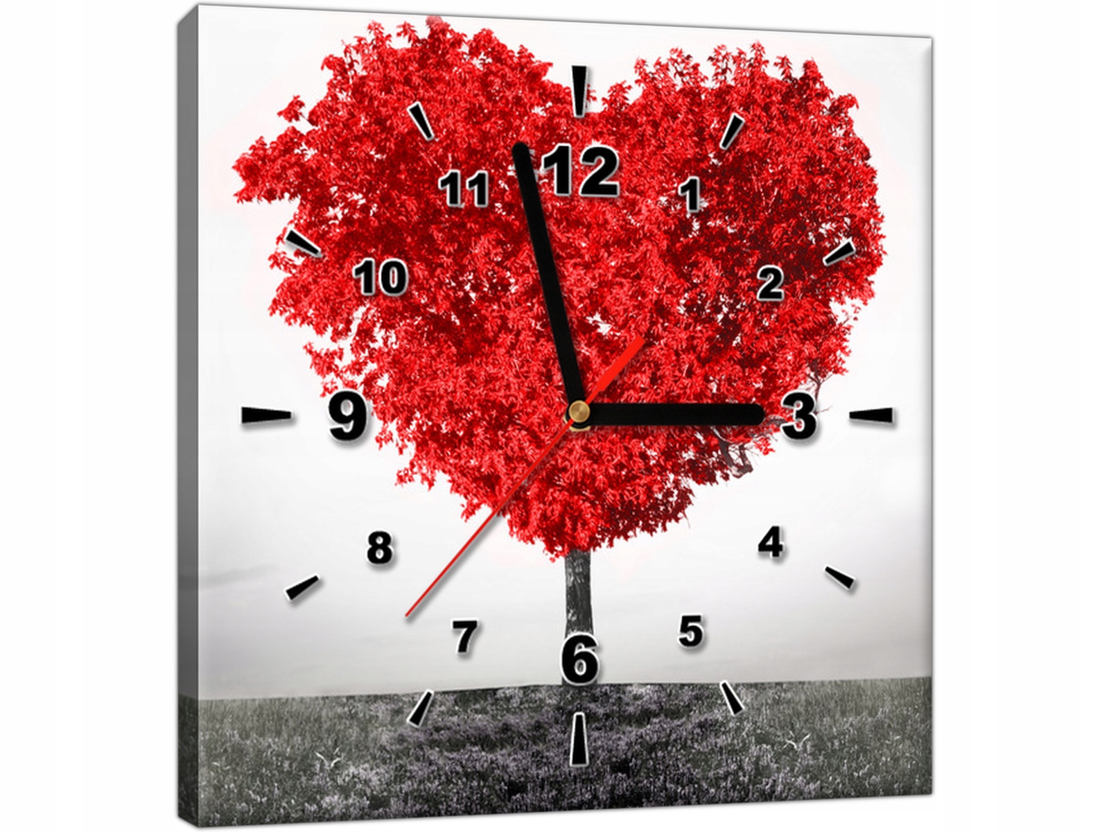 

Obrazy z zegarem Serce 30x30 Miłość Love Prezent