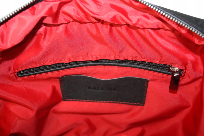 Męska torba na ramię aktówka, czarna skóra nubukowa produkt polski Materiał dominujący skóra naturalna