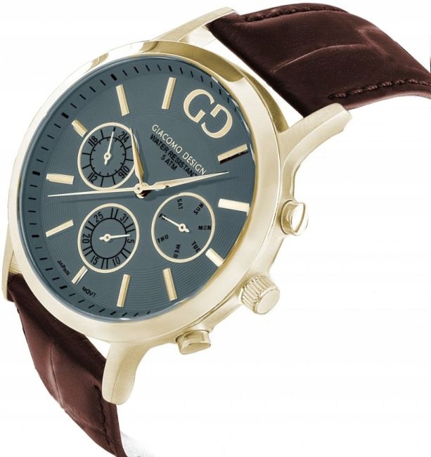 Módní Pánské Hodinky Giacomo Design GD07003 Box Gw.