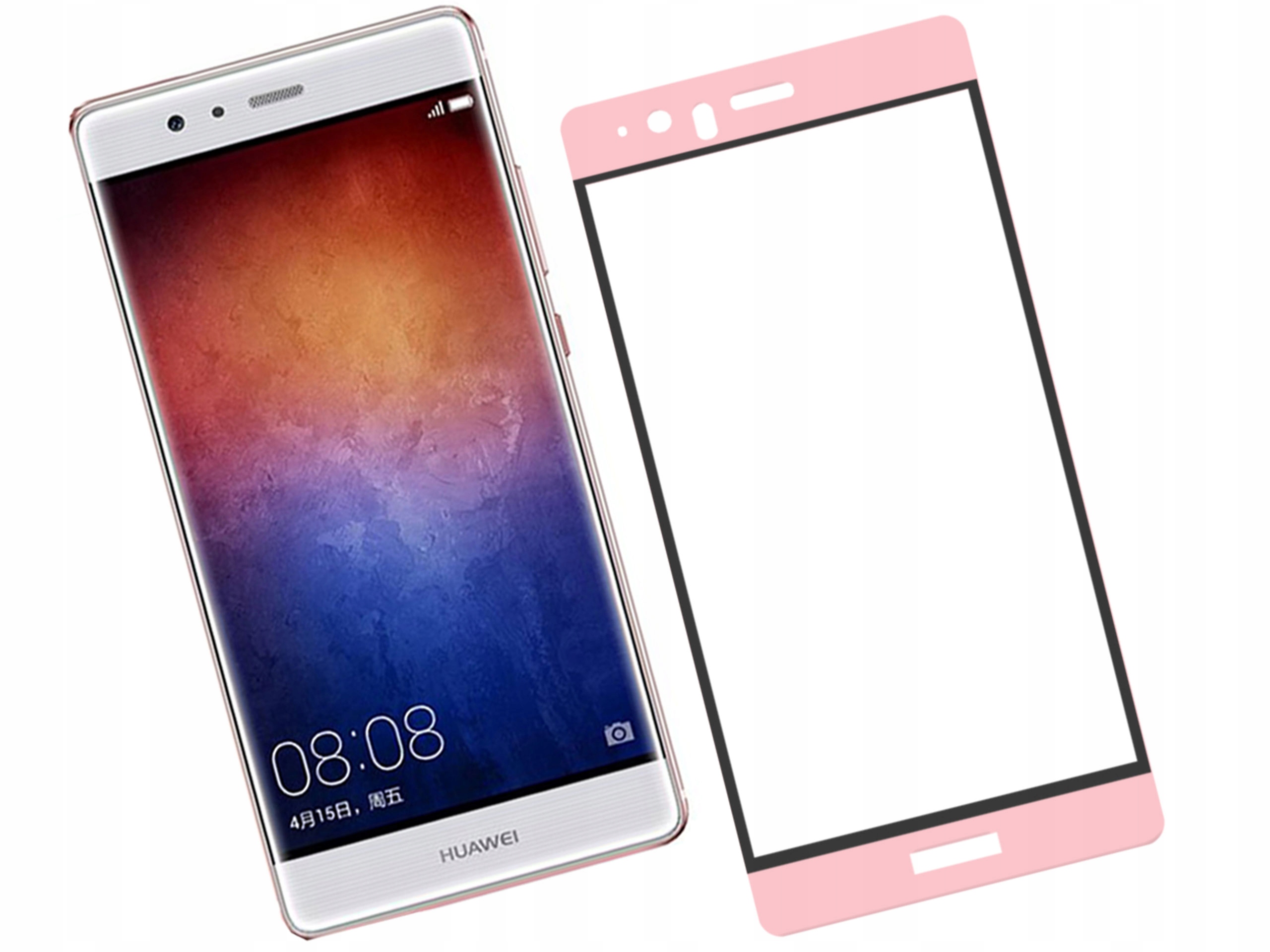 

Osłona Szkło 3D telefon Huawei P9 Plus Różowe