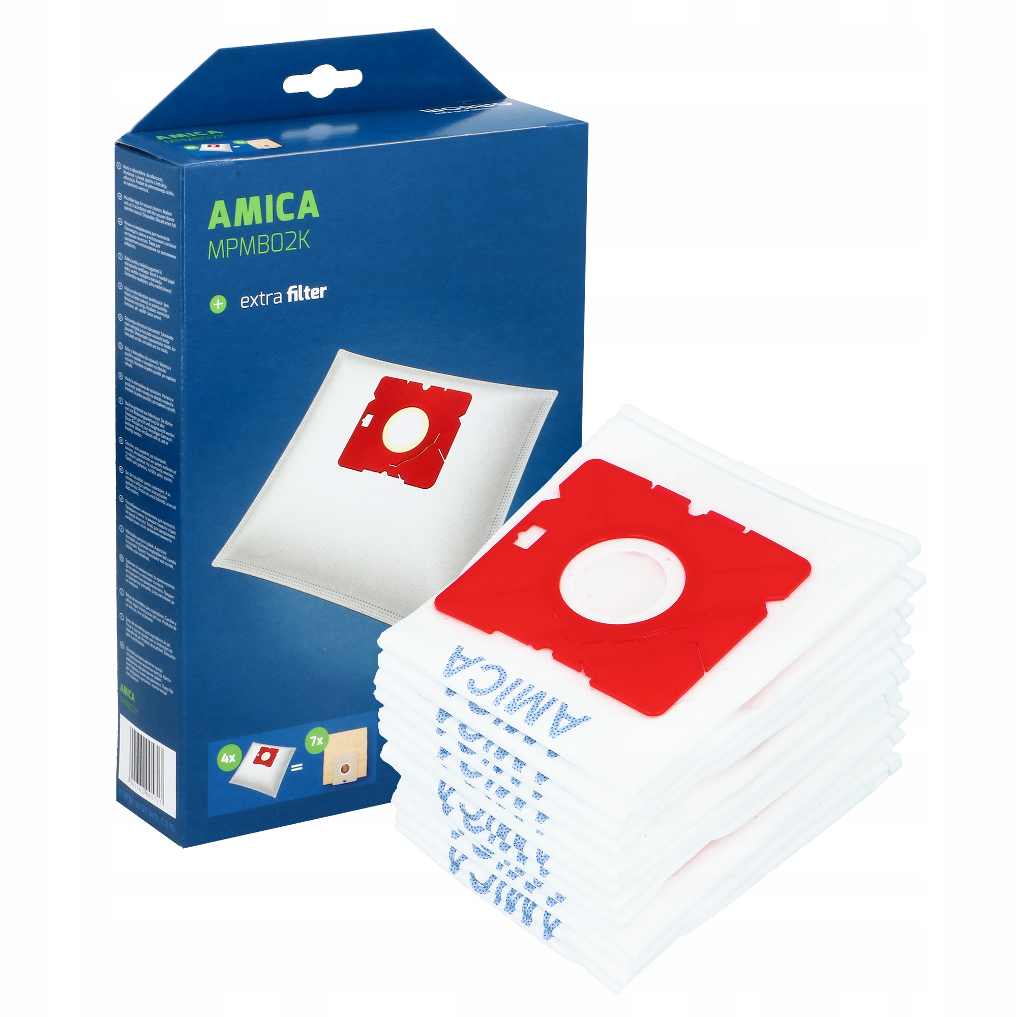 

12x Worki odkurzacza Amica Ora VM1033 /MPMB02K