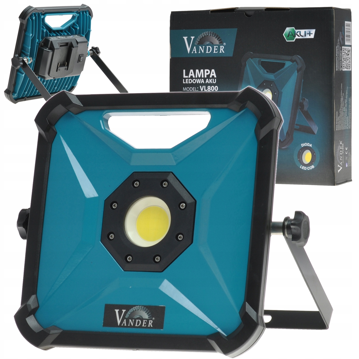 

Lampa Akumulatorowa 10W 20W 18V Led Cob