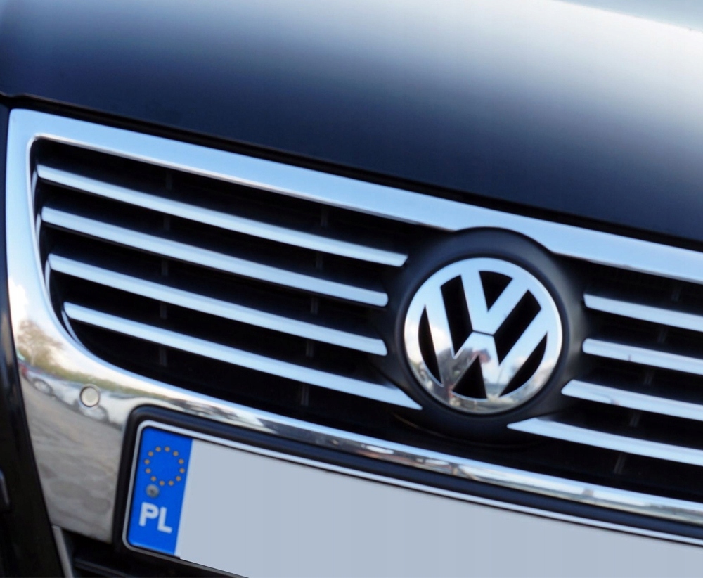 VW PASSAT B6 2005 2010 NAKLADKI LISTWY NA GRILL ST