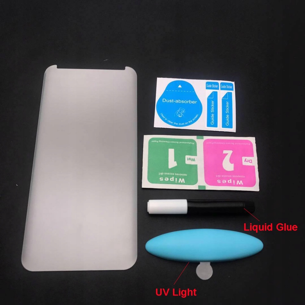 SAMSUNG GALAXY S9 PLUS SZKŁO 5D UV LED FULL GLUE Zestaw do aplikacji tak