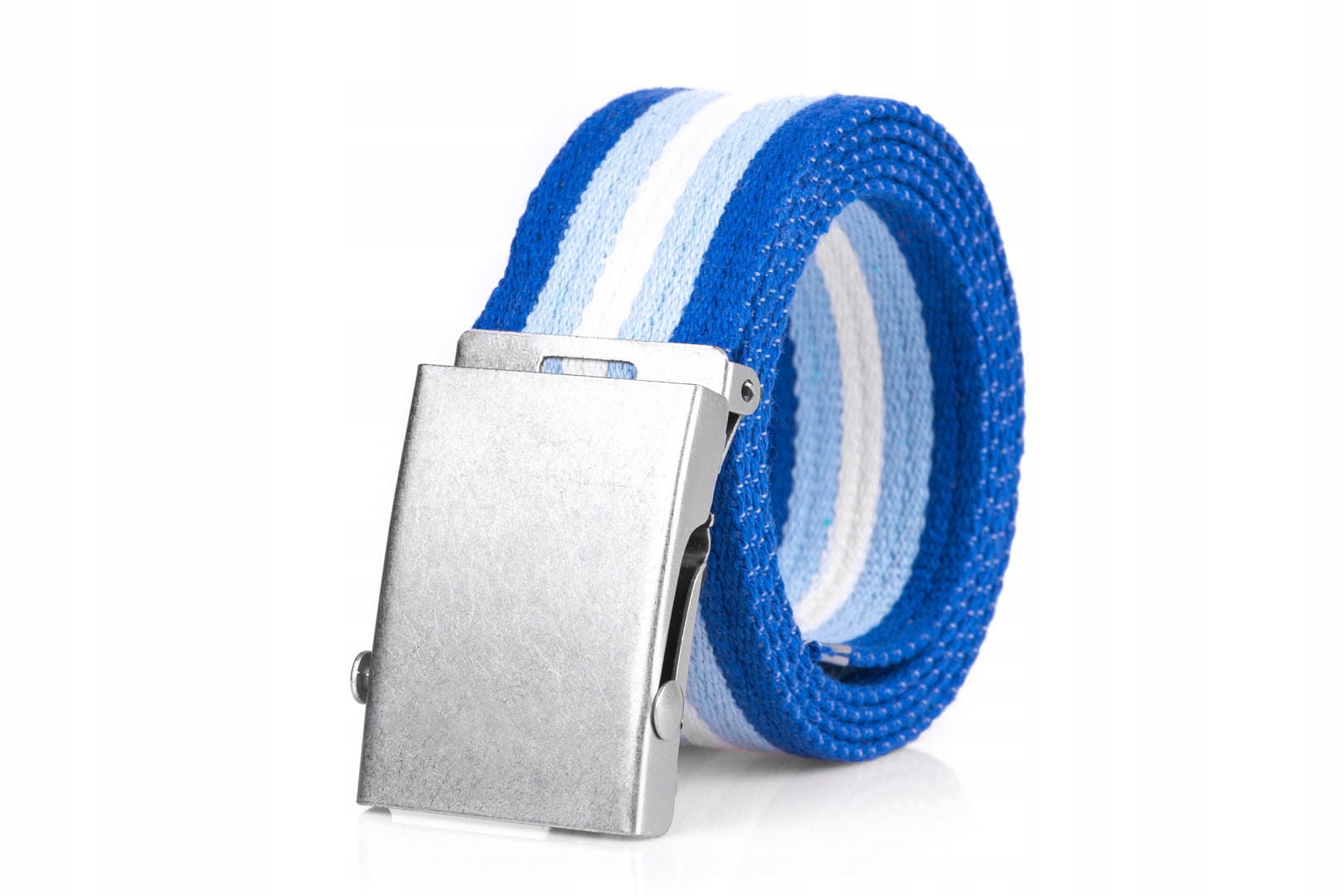 

Pasek męski parciany Niebiesko-Biały 90 cm