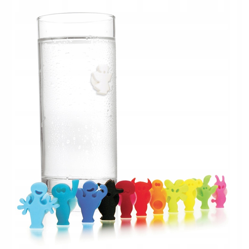 

Vacu Vin Znaczniki do Szklanek Kieliszków 12szt