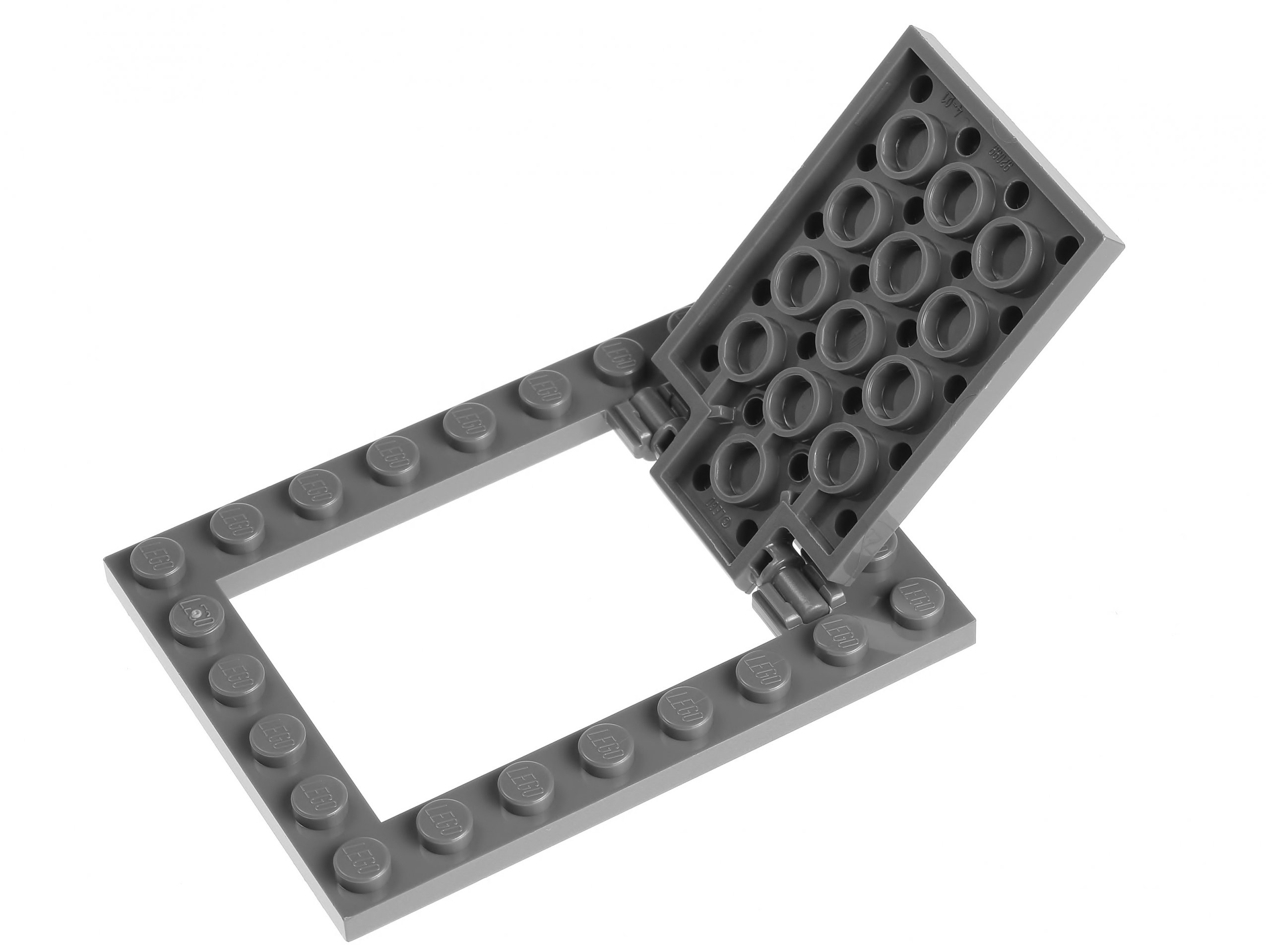 

Lego Płytka z klapką 92107+92099 szara ciemna