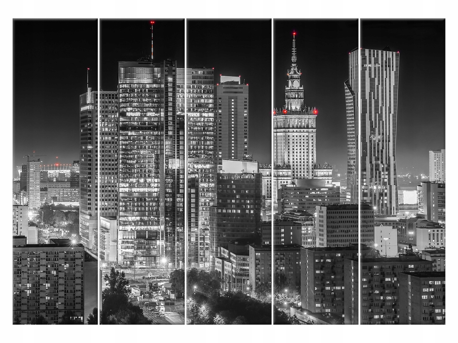 

Obraz Architektura Warszawa nocą 225x160 Warszawa