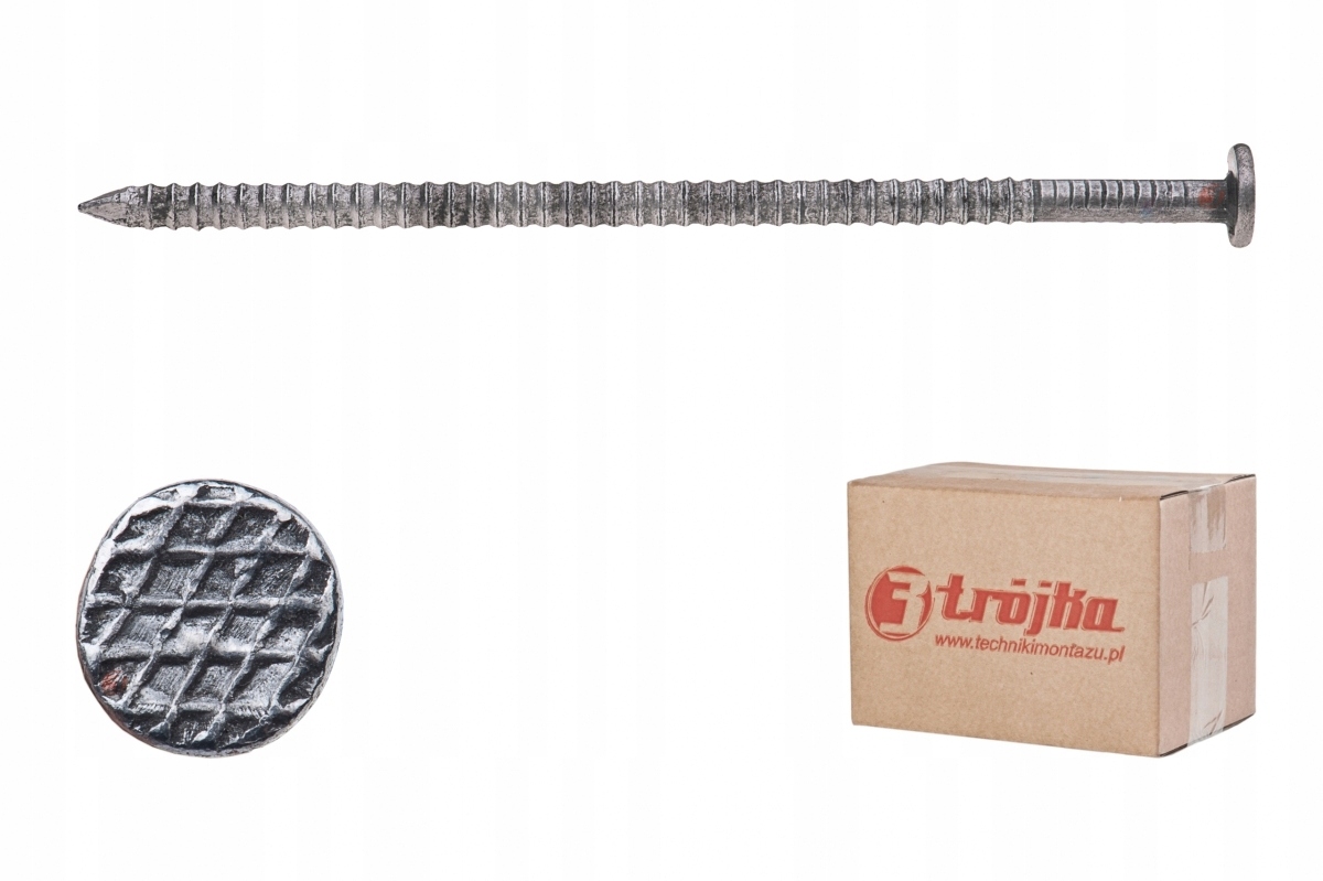 Gwoździe PIERŚCIENIOWE czarne 3.0 x 70 - 5KG