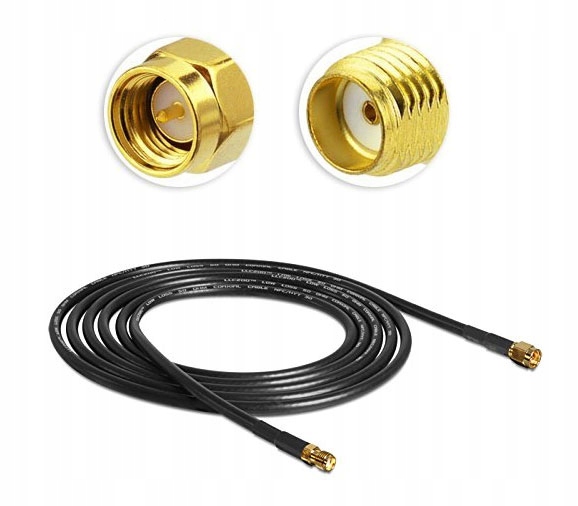 Przedłużacz do anten LTE/3G/GSM SMA(m)/SMA(ż)- 17m