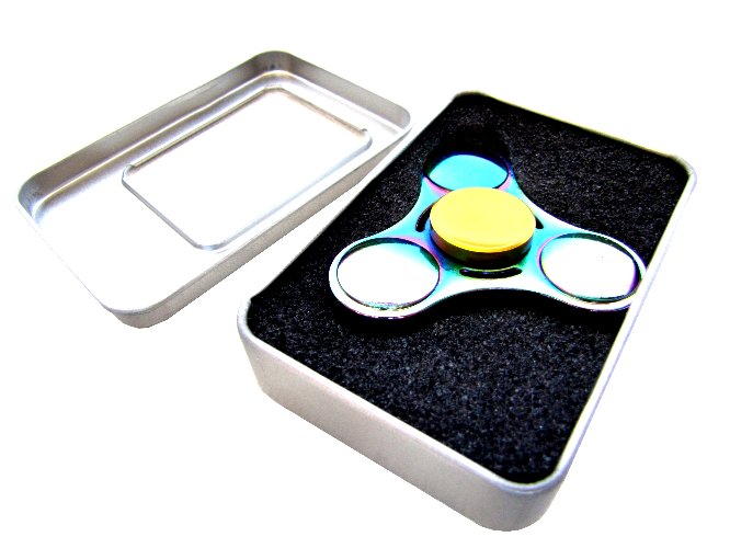 SPINNER HAND FIDGET ORYGINALNY METAL antystresowy Rodzaj Fidget Spinner