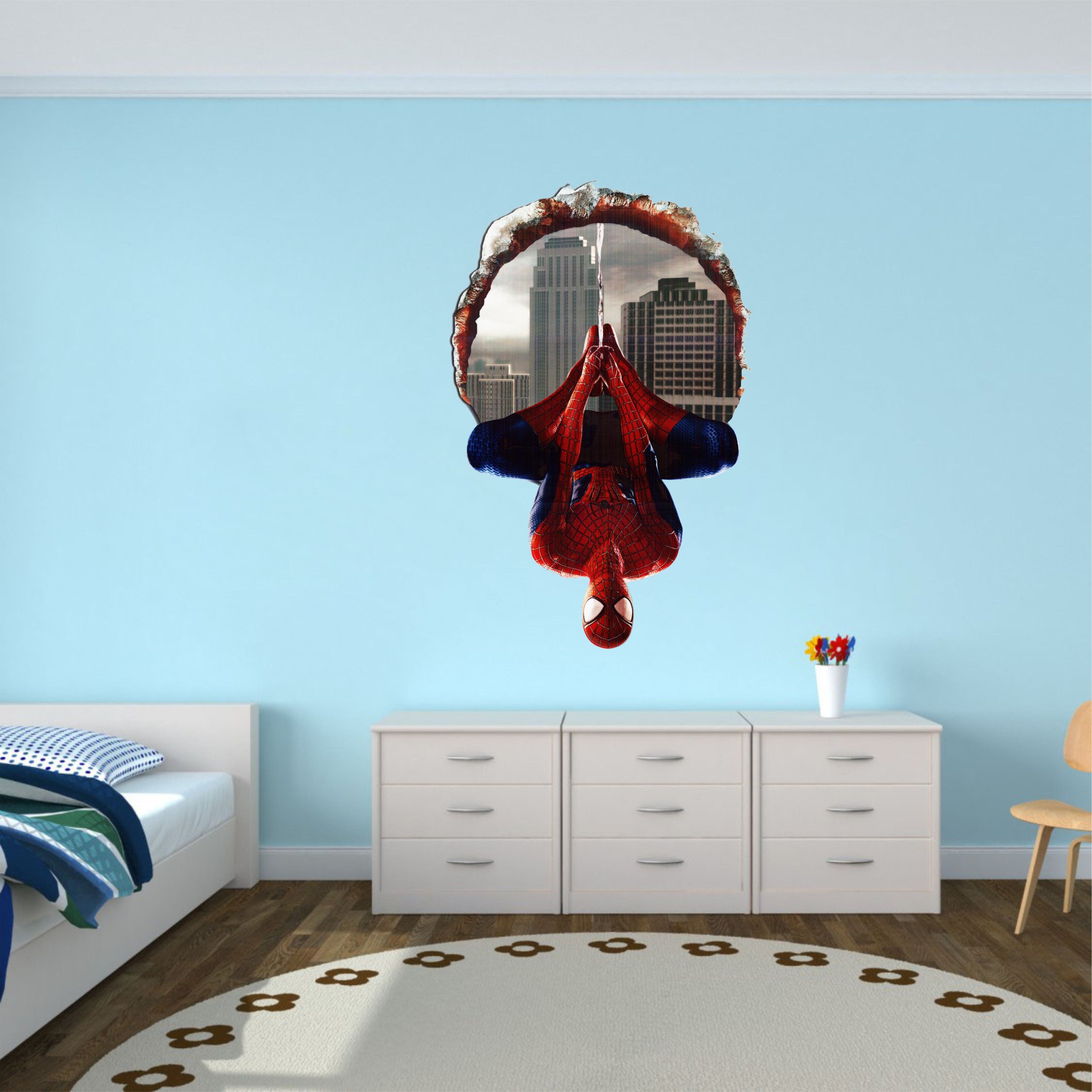 

Naklejki ścienne na ścianę Spiderman Efekt 3D!