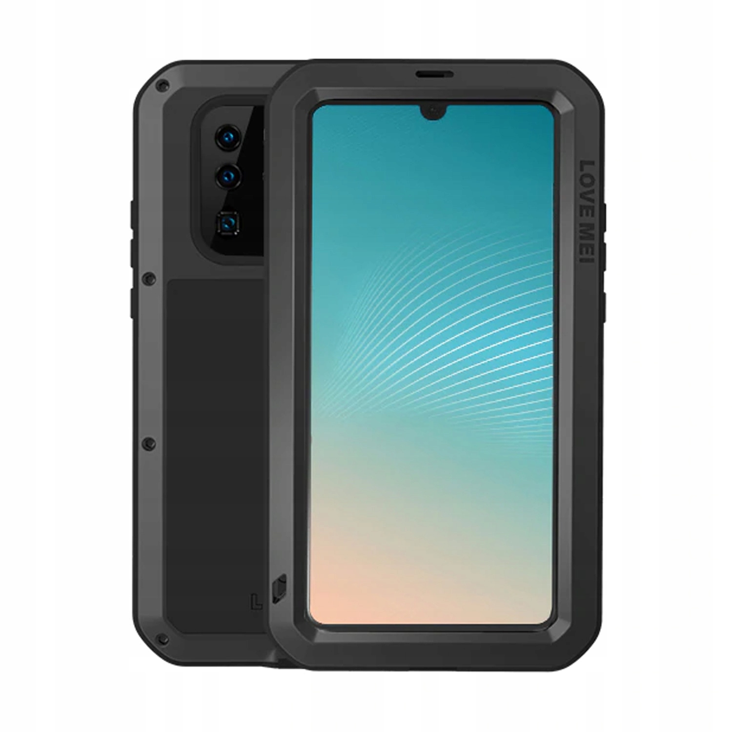 

Etui Pancerne ze szkłem Love Mei Huawei P30 Pro