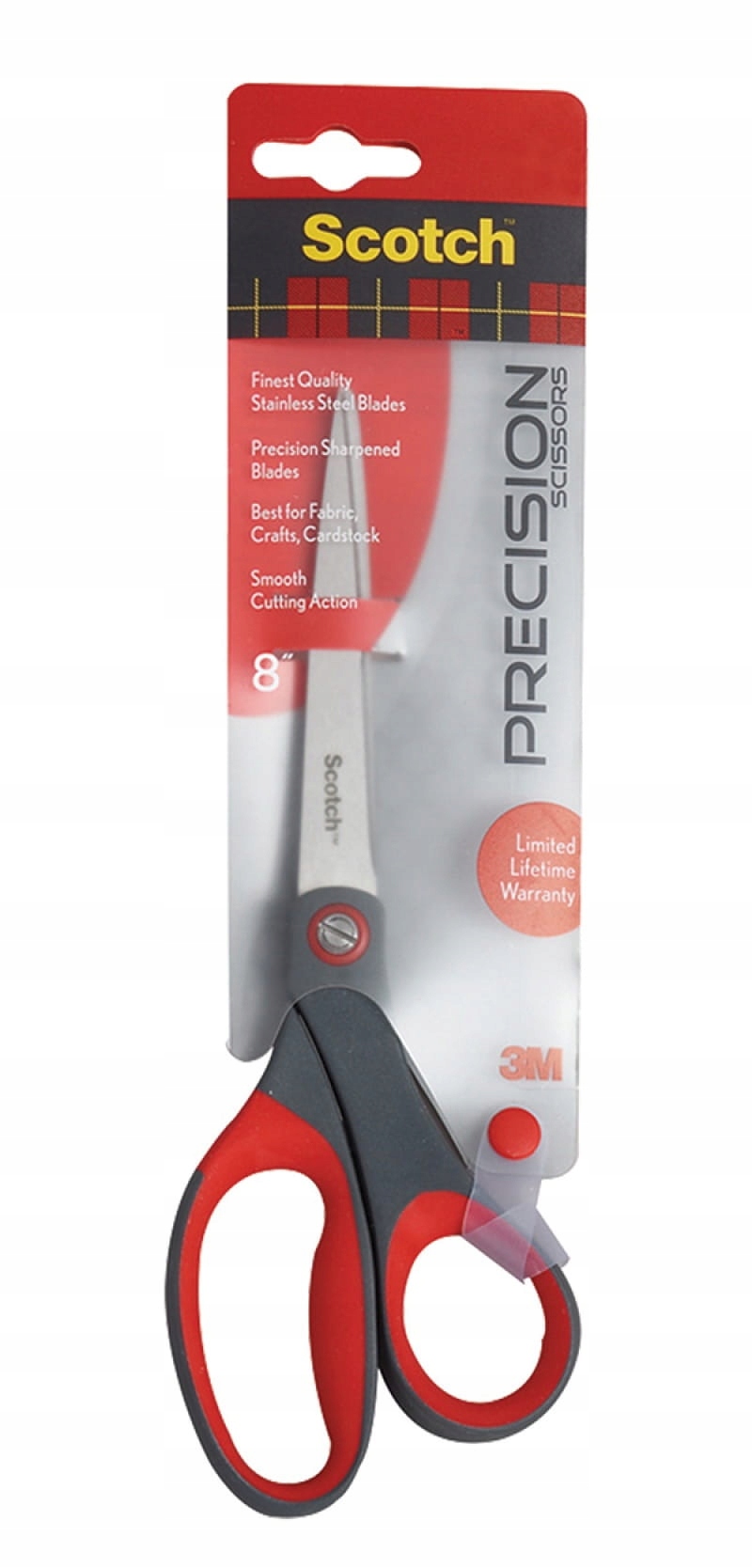 NOŻYCZKI BIUROWE SCOTCH 1448 PRECYZYJNE 20,5CM