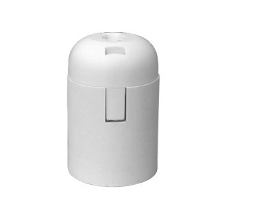 

Oprawka Gwint E27 Plastikowa Biała Gładka