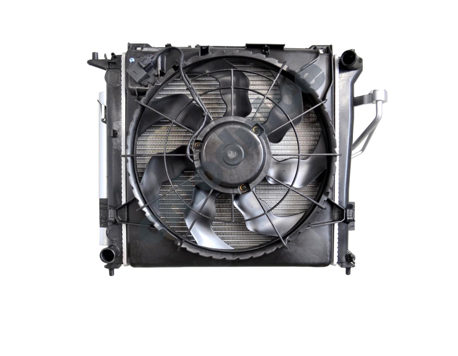 NOWY KOMPLET CHŁODNICA WENTYLATOR KIA CEED 1.6CRDI