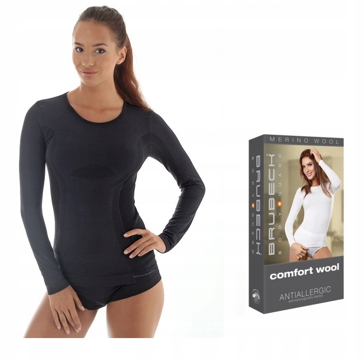 

Koszulka Damska Długi Rękaw Brubeck LS11610 r.XL