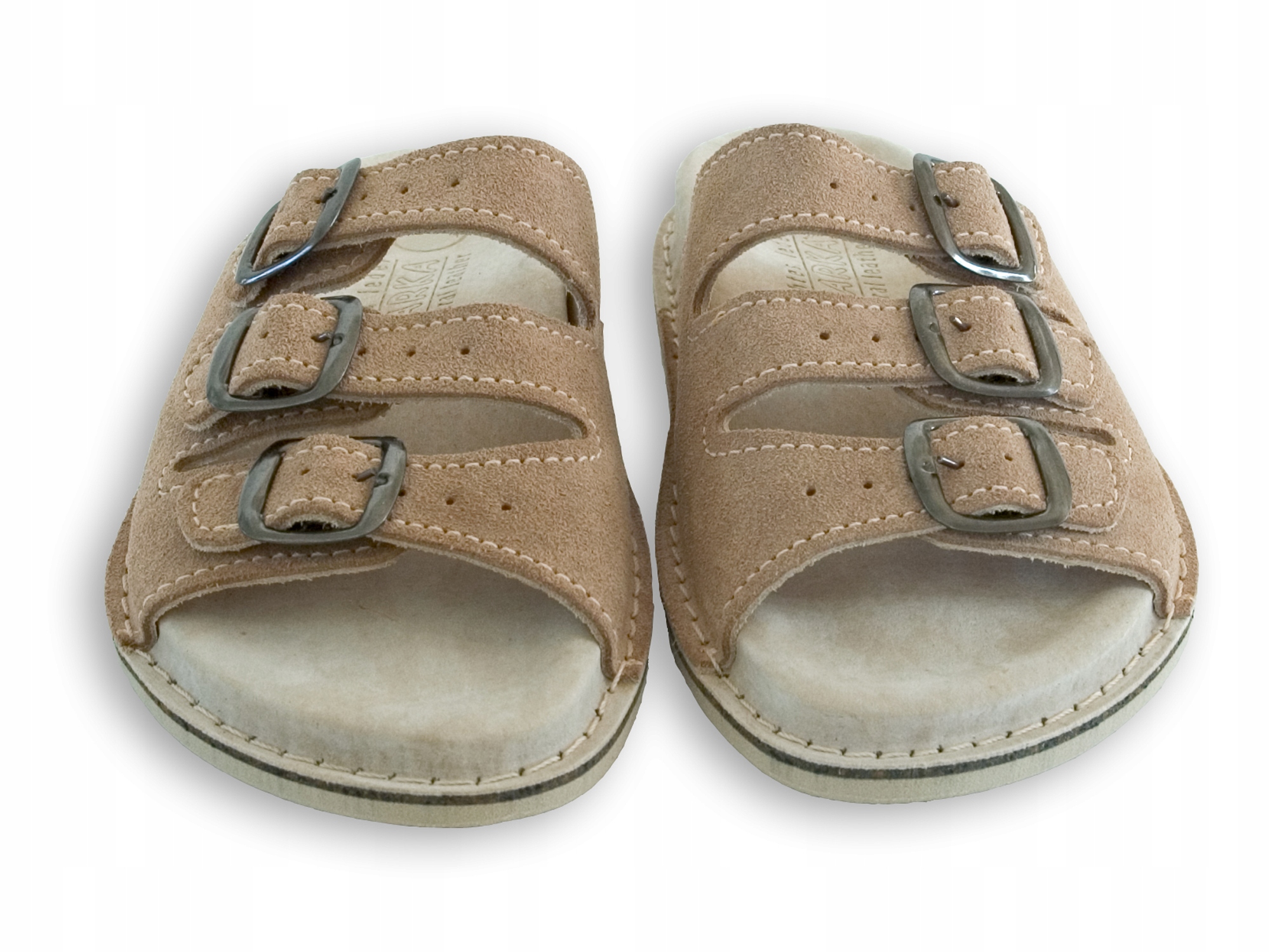 ORYGINALNE KLAPKI SKÓRZANE FUSBET PRODUCENT nr 43 Marka inna