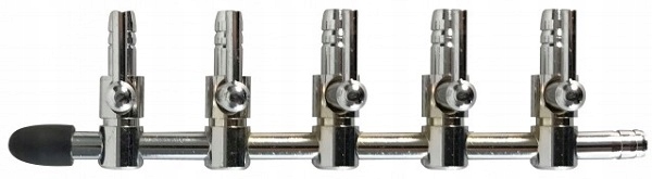 

Zaworek Zawór Metalowy Z Regulacją 5 Wyjść 4/6mm