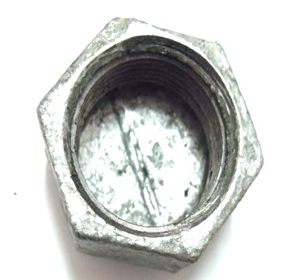 

Ocynk zaślepka 5/4" korek gwint wew. .431