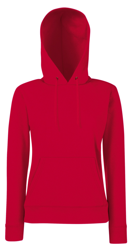 

Fruit Of The Loom Damska Bluza z Kapturem Red XL