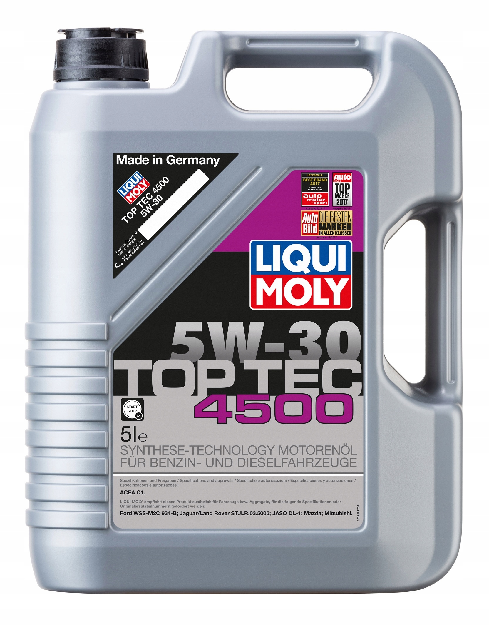

Liqui Moly 2318 Top Tec 4500 5W30 5L