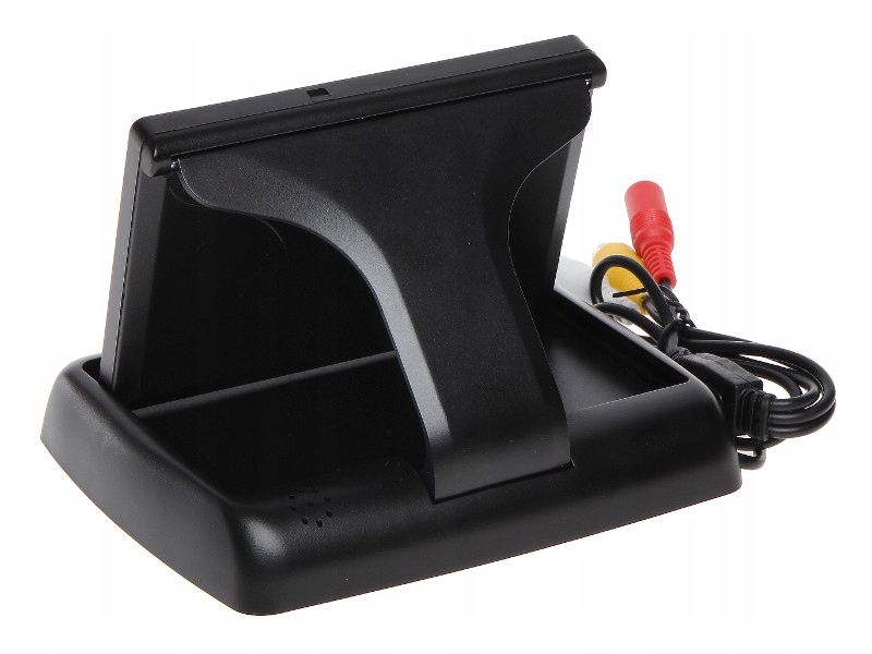 Monitor LCD 4,3" składany 12-24V gniazda RCA Model 1876