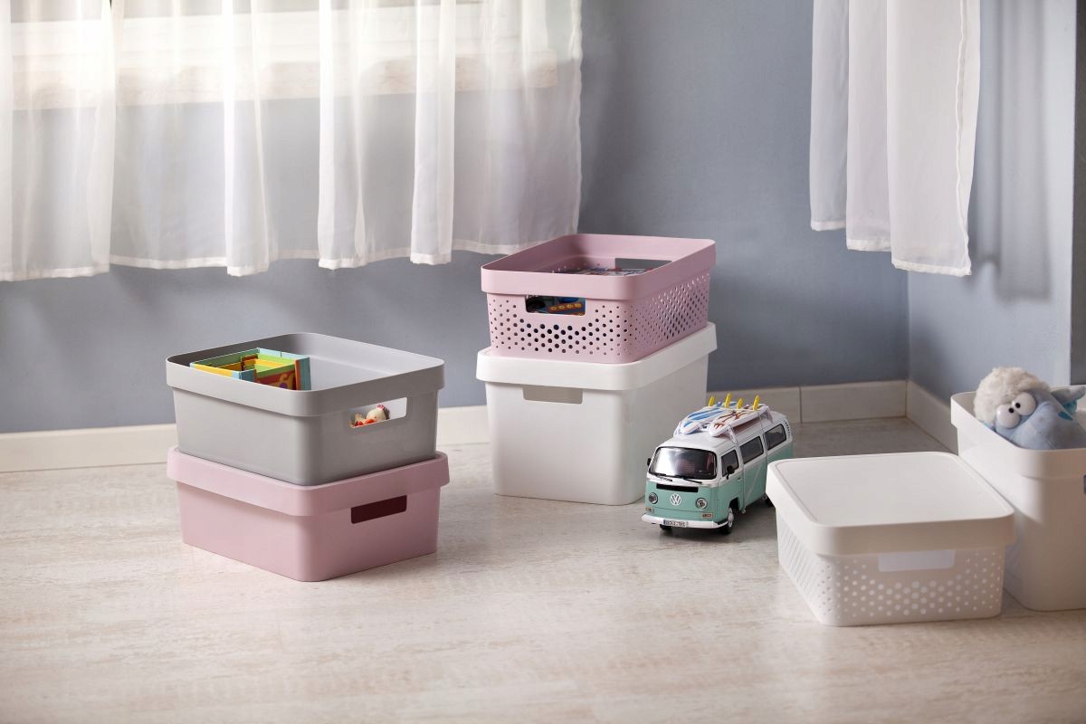 CURVER KOSZYK POJEMNIK Z PRZYKRYWKĄ INFINITY 11L Marka Curver