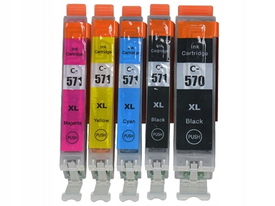

5x Tusze PGI570XL CLI571XL MG5750 MG6850 MG7750