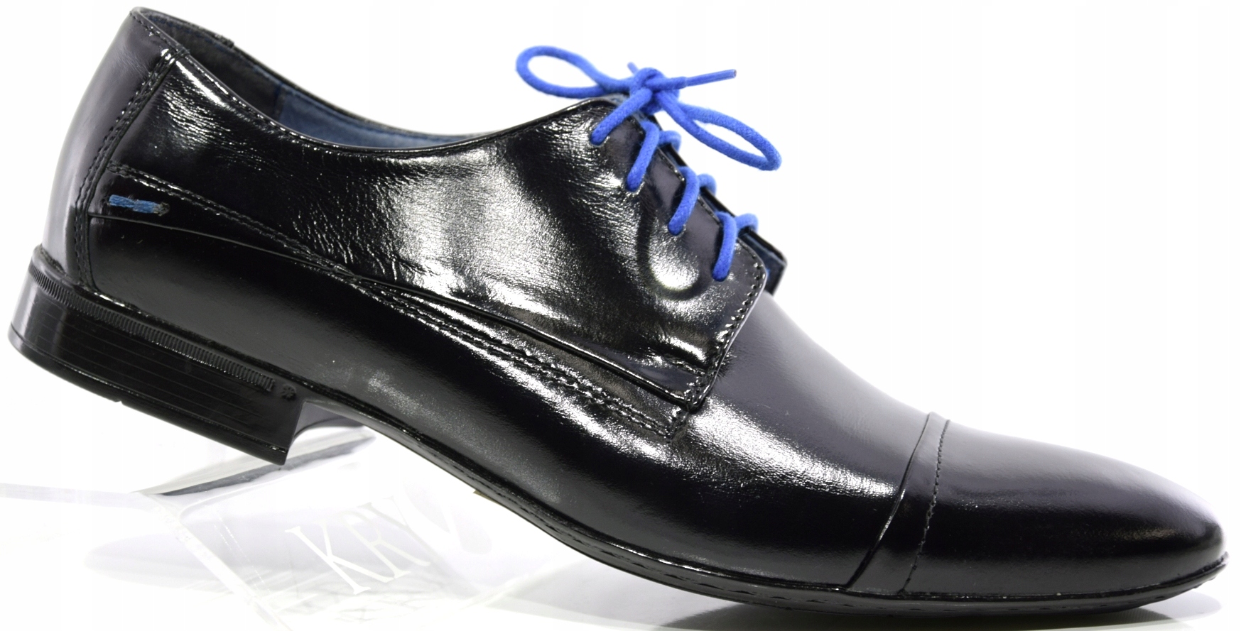 Elegantní Pánské Společenské Boty Černé 485/2 VEL.39