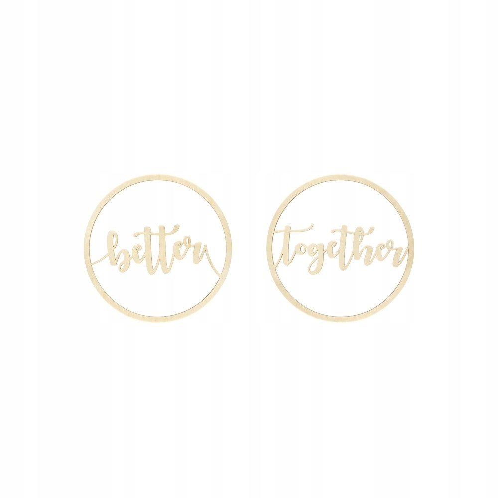 

Zawieszki Better Together, koła dekoracyjne 28 cm