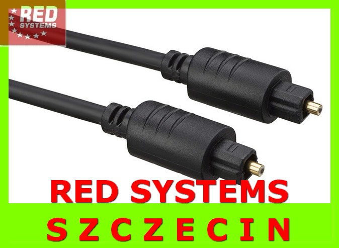 PCG Kabel Toslink 2m audio dźwięk optyczny do PS4