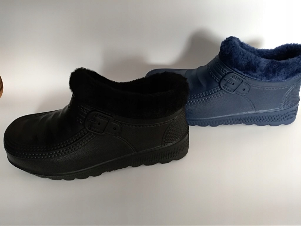 BUTY PIANKOWE LEKKIE EVA KALOSZE OCIEPLANE 42 Długość wkładki 27.5 cm