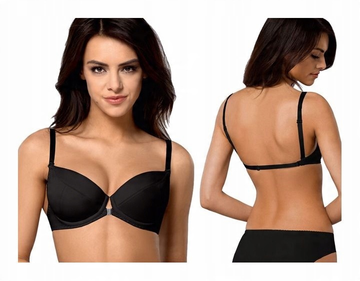 

Biustonosz push-up Ava 146/69 czarny 65D