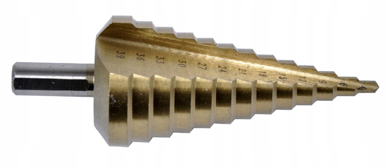 

Wiertło Stopniowe Choinkowe Stożkowe Hss 4-39mm