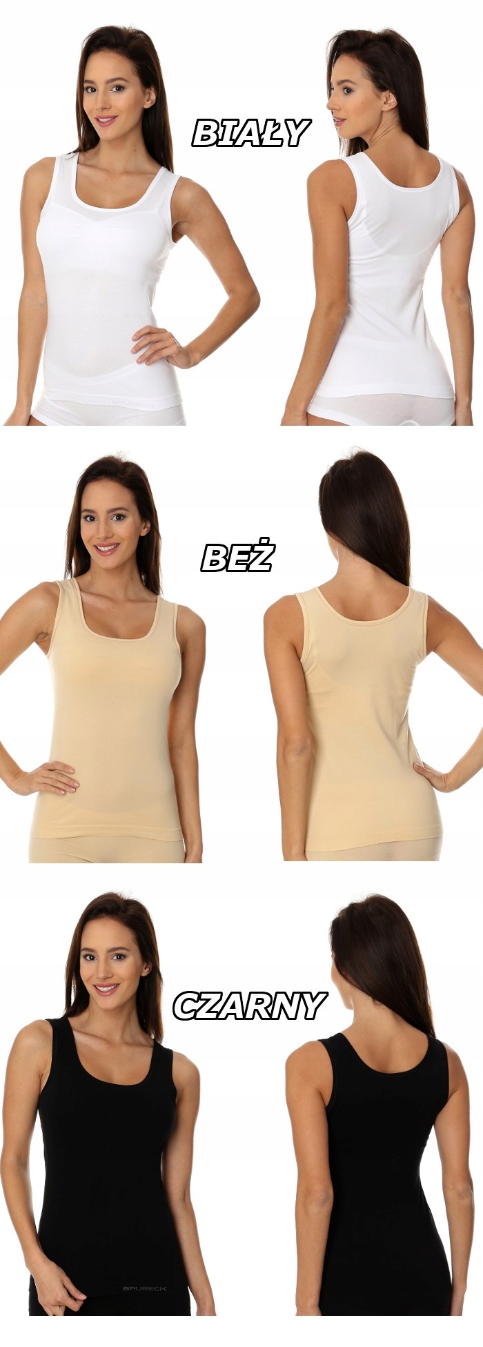 KOSZULKA DAMSKA BRUBECK ramiączko TA00510A r L Płeć kobieta