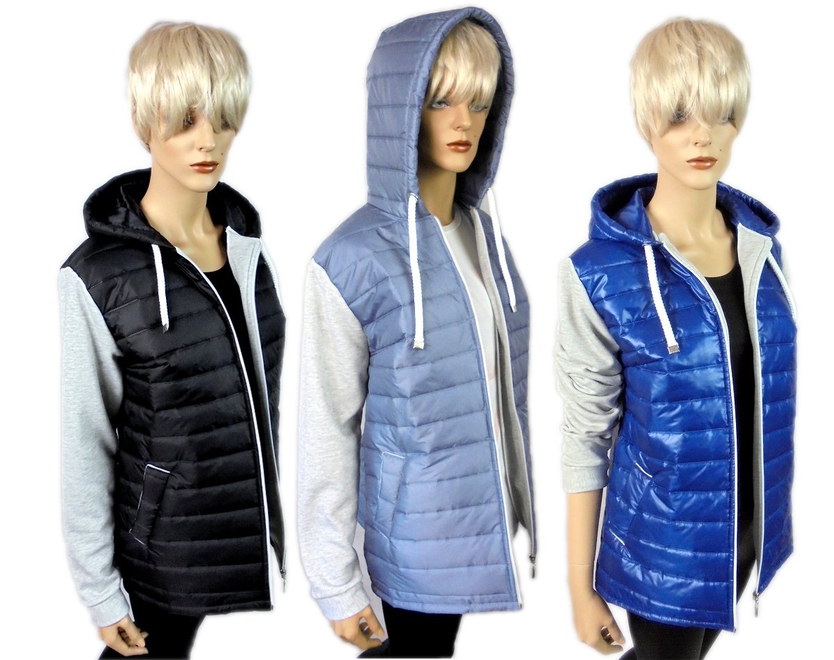 KURTKA PIKOWANA DRESOWE RĘKAWY KAPTUR XL 44 46 Marka inna