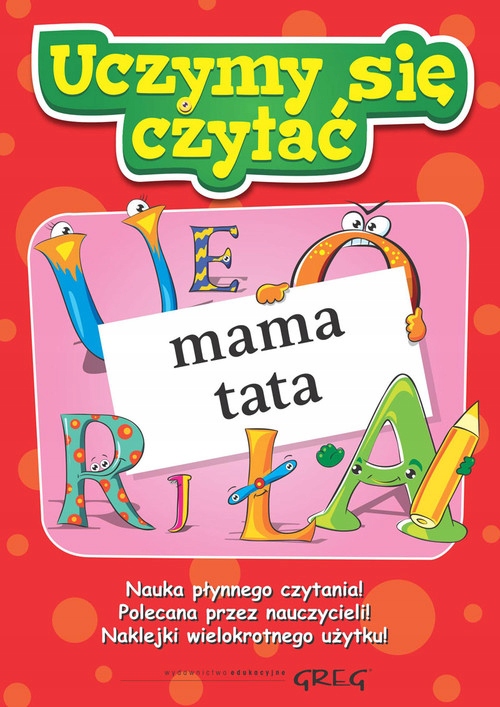 

Uczymy Się Czytać Pitala Renata Naklejki Greg