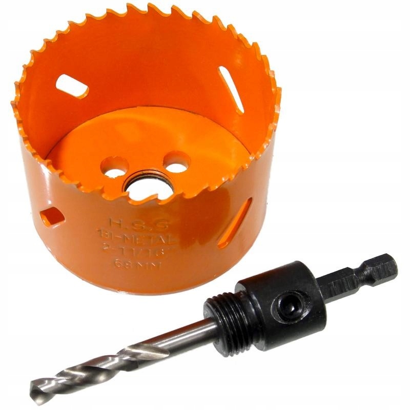 

Otwornica bi-metalowa 68 mm adapter
