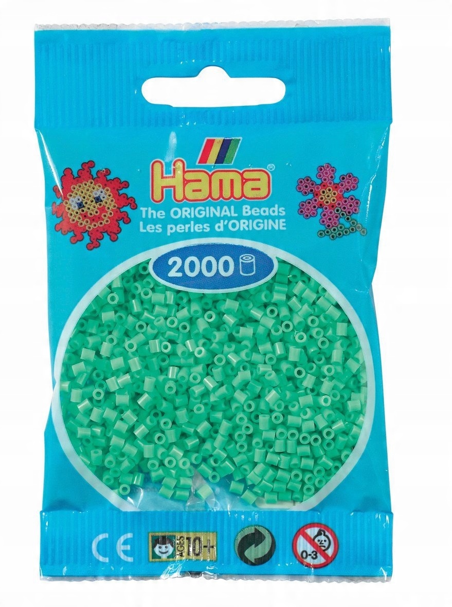 

Koraliki Hama Mini 2000 Sztuk 501-11 Jasno Zielone