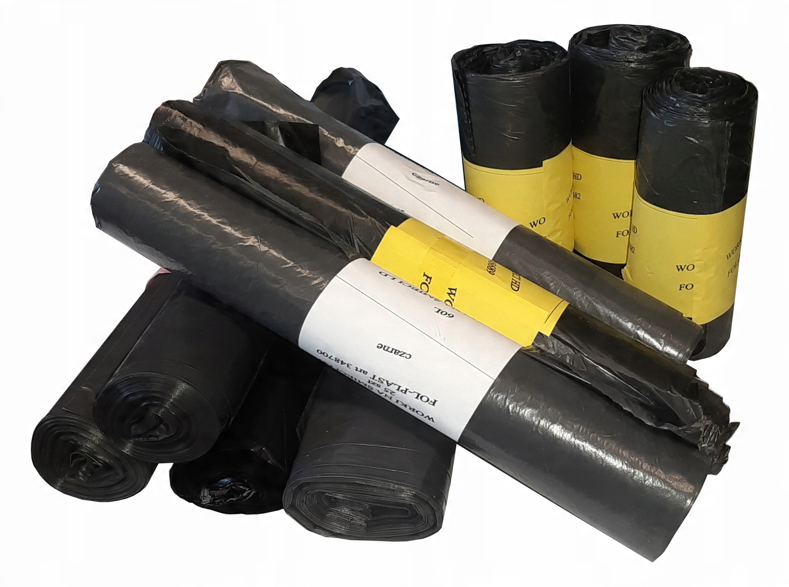

Worki na śmieci Hdpe 60L 50szt czarne